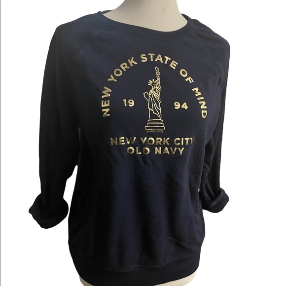 Old Navy sweat shirt NY State of Mind women’s M - Picture 1 of 6